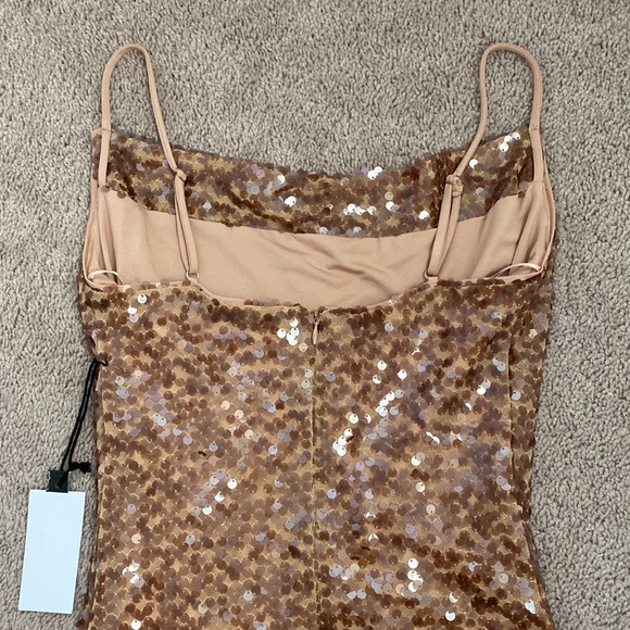 ASTR The Label Sparks Fly Sequin Cowl Neck Mini Dress Size XS - Picture 10 of 13